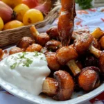 Cchicken hampignons wie vom Jahrmarkt / Kirmes