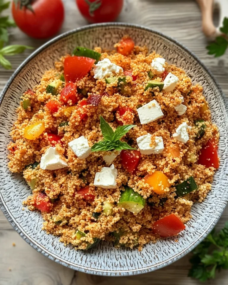 Couscous Salat mit Feta