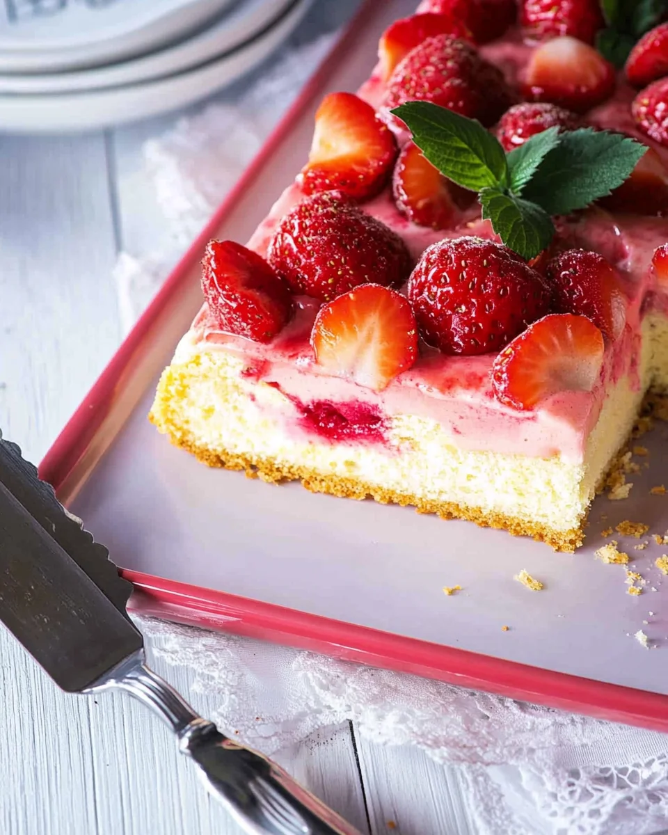 Erdbeerkuchen