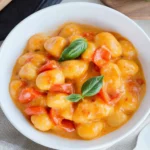 Gnocchi Rezept mit Paprika-Frischkäse-Soße
