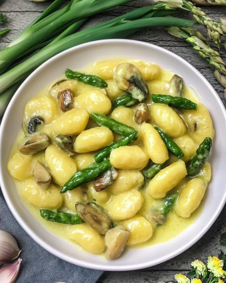 Gnocchi mit grünem Spargel