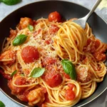 Hackbällchen Pasta Rezept mit Tomatensoße