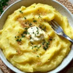 Kartoffelstampf mit Creme fraiche