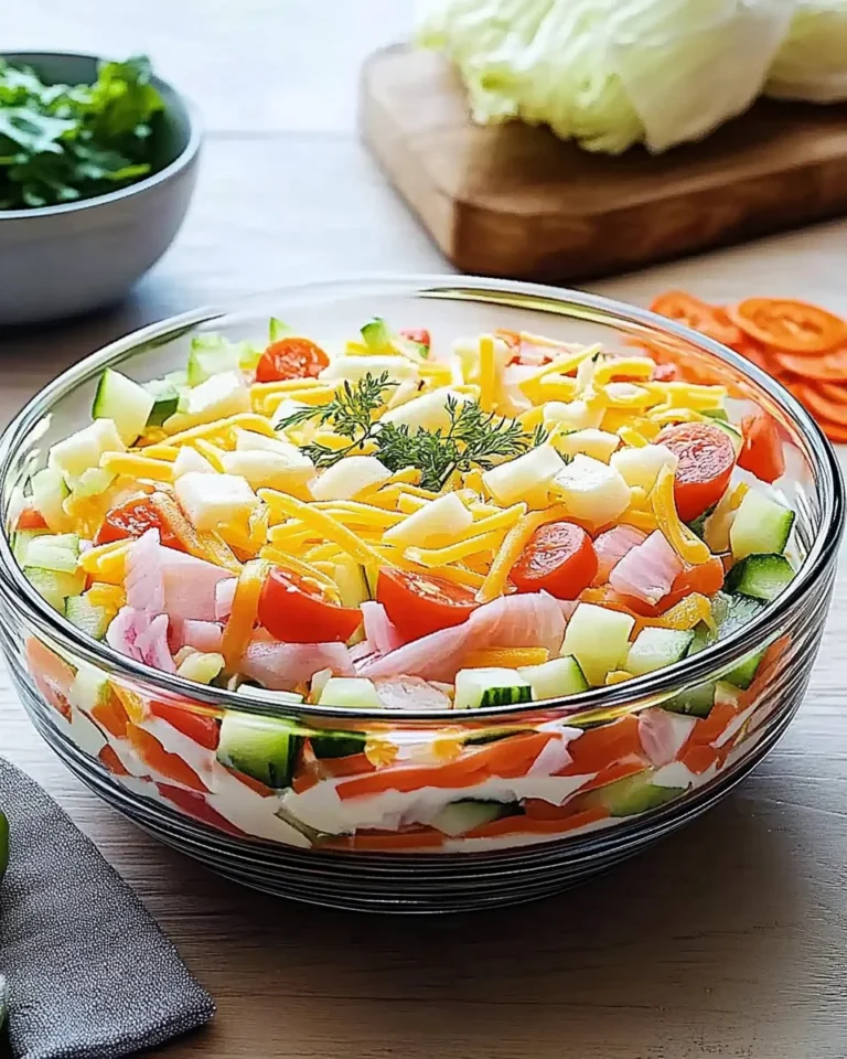 Klassischer Schichtsalat