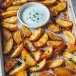 Knusprige Kartoffelspalten im Ofen