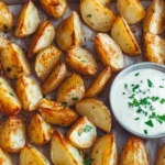Knusprige Kartoffelspalten im Ofen
