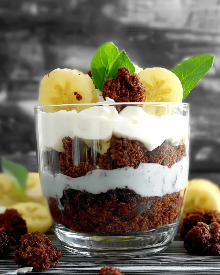 Maulwurfkuchen im Glas