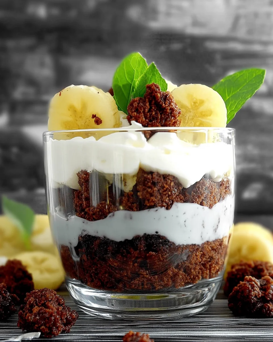 Maulwurfkuchen im Glas