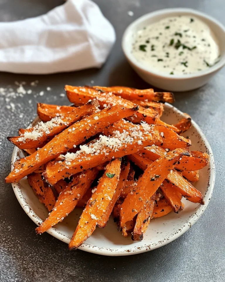 Parmesan Karotten / Möhrenpommes
