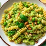 Pasta mit Erbsen