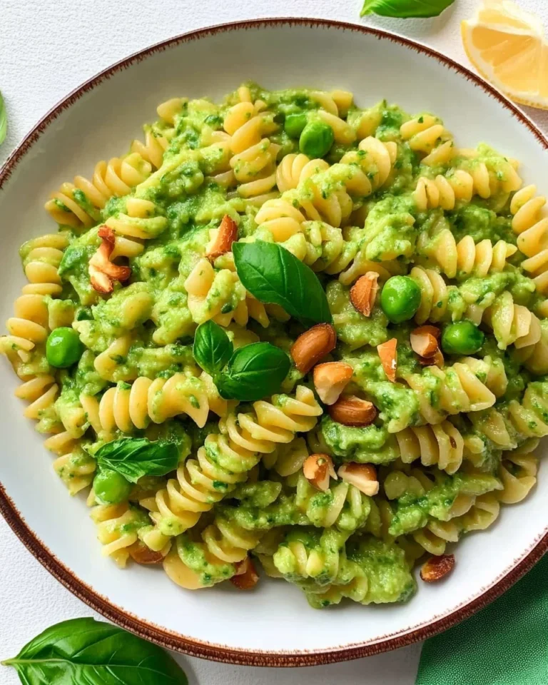 Pasta mit Erbsen