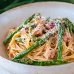 Pasta mit grünem Spargel