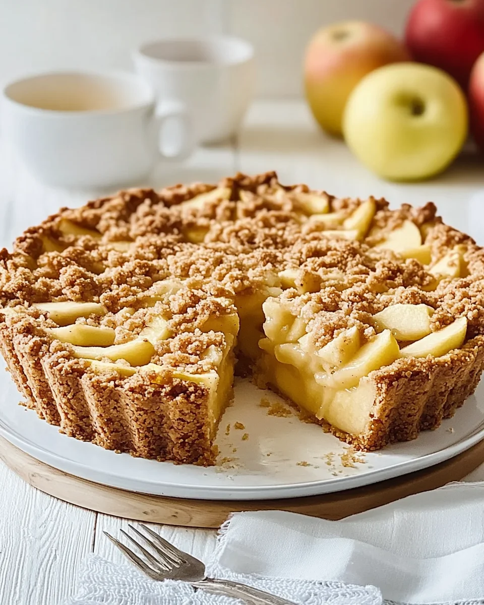 Saftiger Apfelkuchen mit Streusel