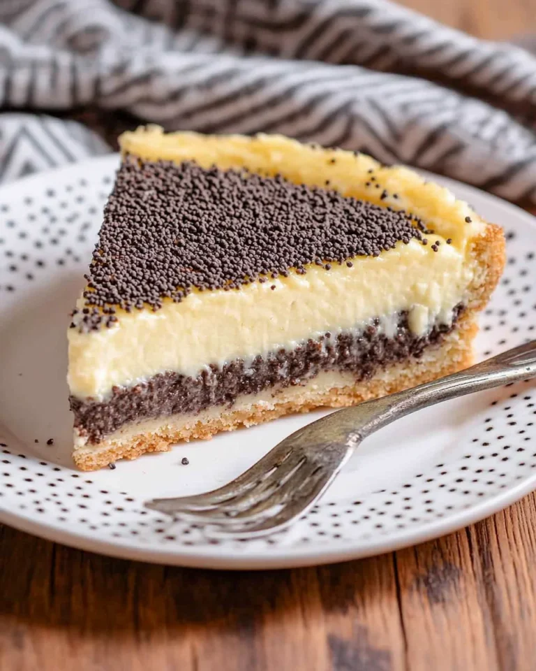 Saftiger Mohnkuchen mit Pudding & Schmand (schnelles Rezept)