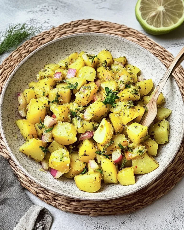 Sommerlicher Kartoffelsalat ohne Mayonnaise