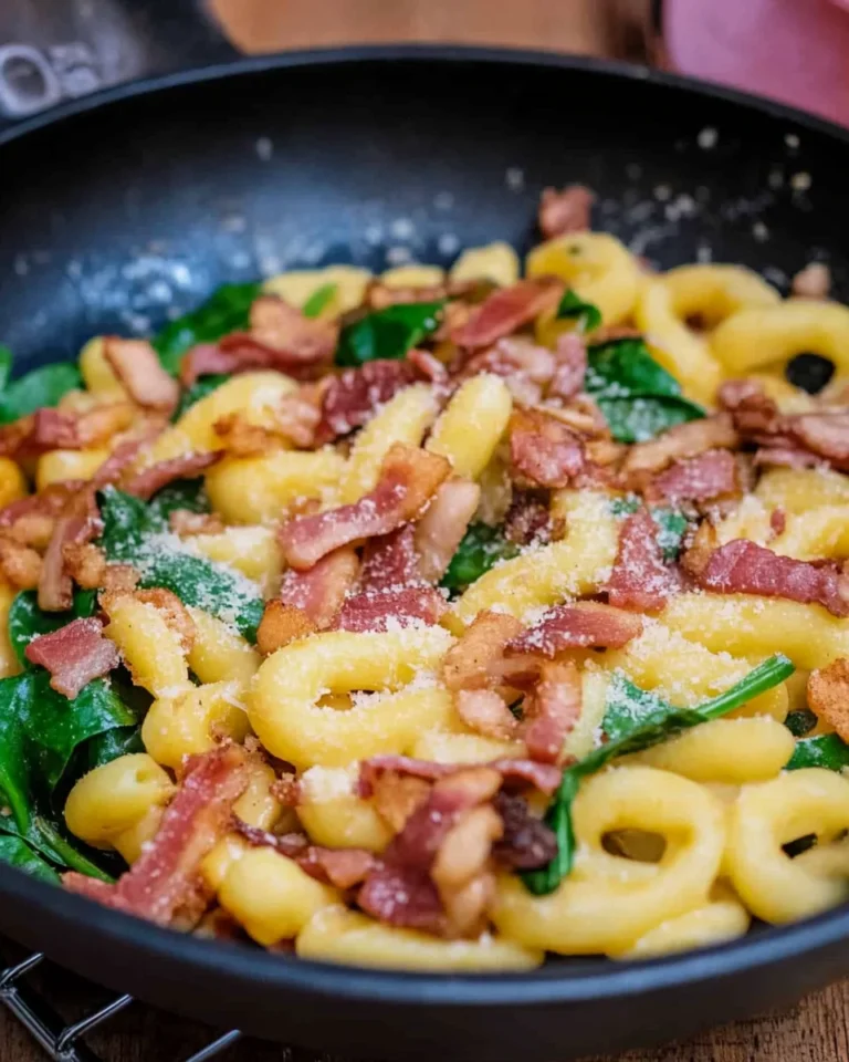 Spätzle Turkey Turkey Bacon Pfanne