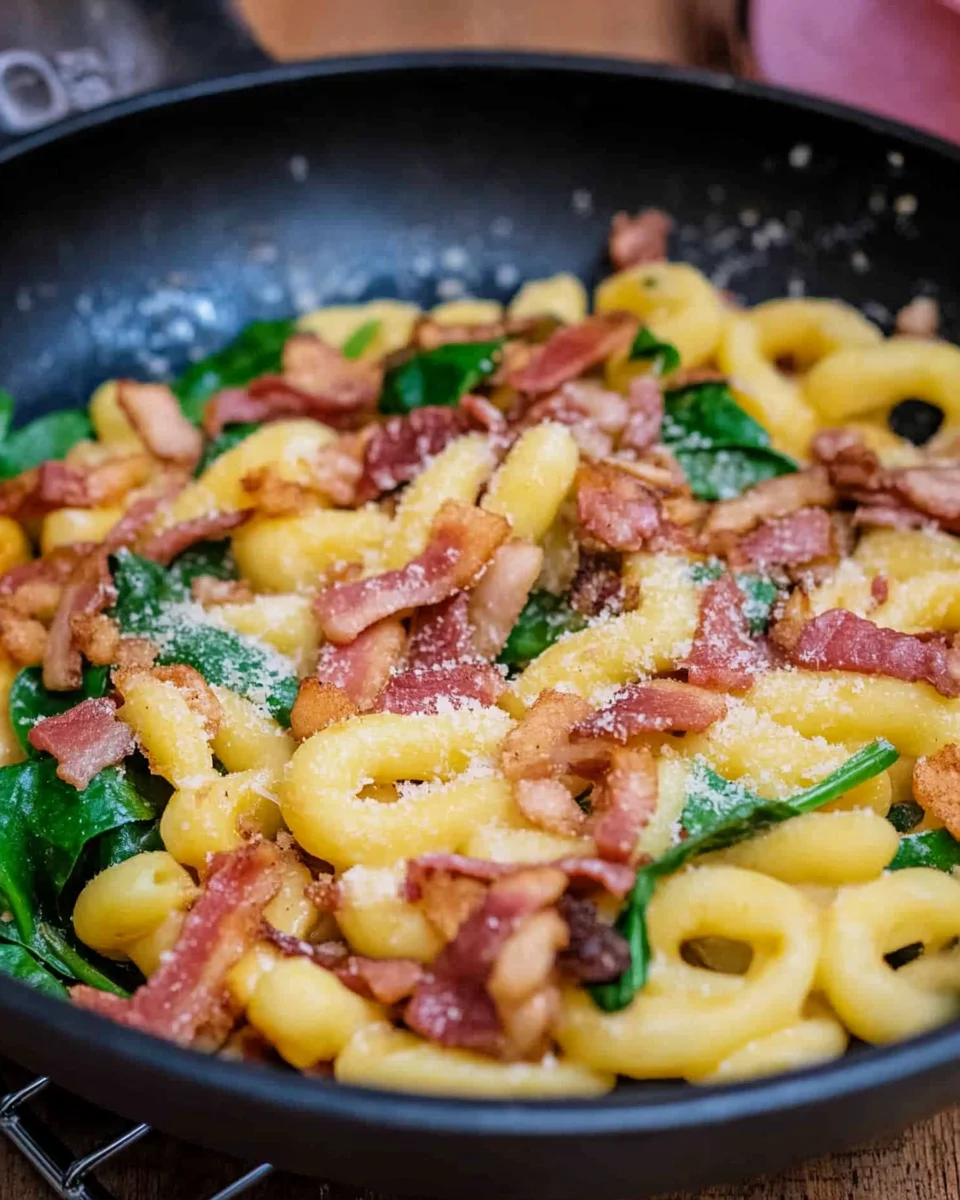 Spätzle Turkey Turkey Bacon Pfanne