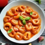 Tortellini mit Sahnesoße (Tomaten Variante)