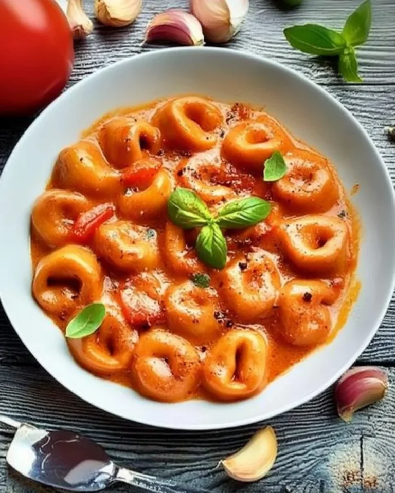 Tortellini mit Sahnesoße (Tomaten Variante)
