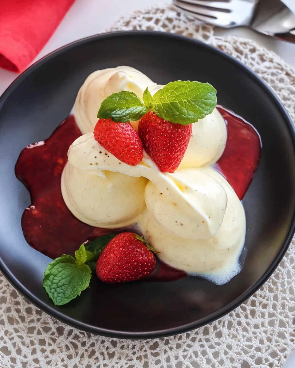 Vanille Parfait Rezept (einfach und cremig)