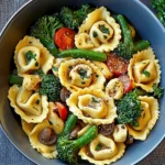 Vegetarische Tortellini-Pfanne