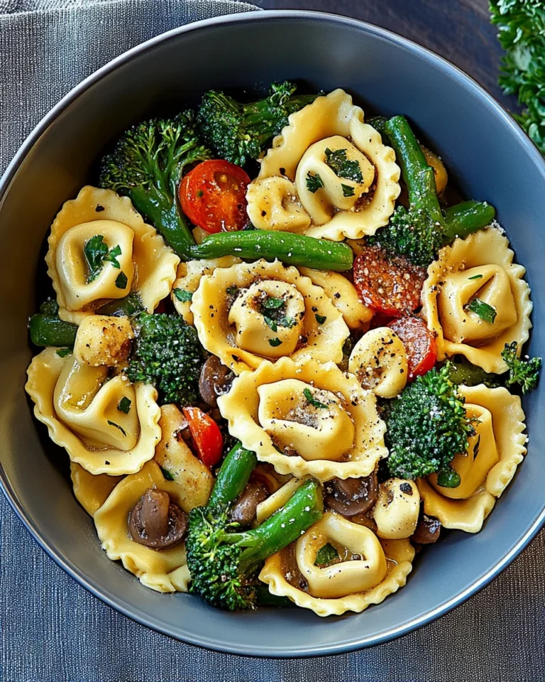 Vegetarische Tortellini-Pfanne