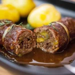 Zarte Rinderrouladen im Backofen zubereitet - Omas Klassiker