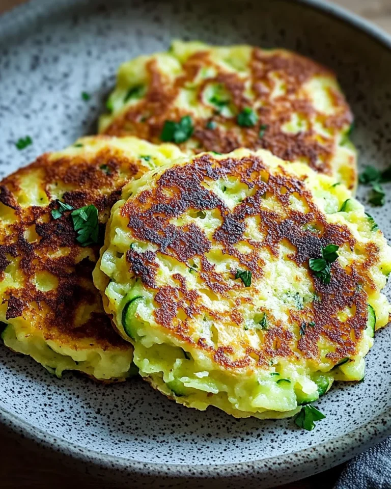 Zucchinipuffer, einfach und schnell