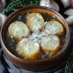 Zwiebelsuppe nach französischer Art